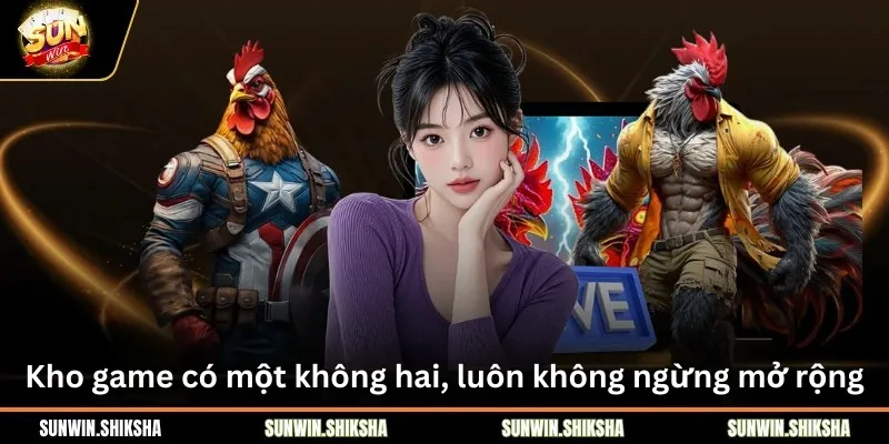 Trang chủ Kho game có một không hai, luôn không ngừng mở rộng